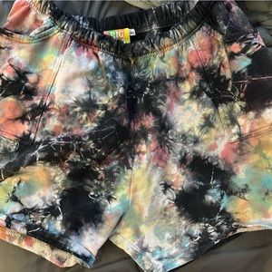 Big Bud Press tie dye shorts